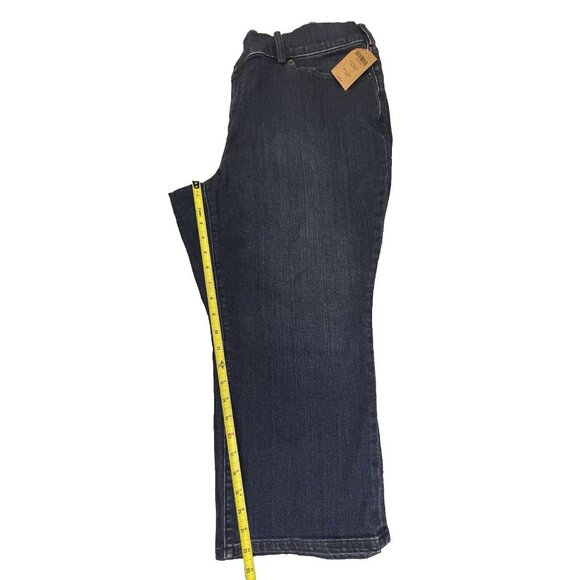 Duluth Women's Plus Daily Denim Capris Cropped Jeans Size 18W Cotton Blend - Picture 9 of 14